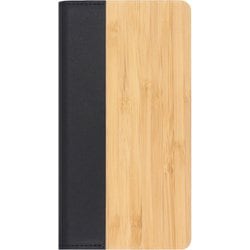 WORK08AO-TA-ASE9 [AQUOS sense9 用 LOOF NATURE スマホケース ケース カバー 手帳型ケース カード収納 マグネット付き 天然木 本革 ベルトなし]