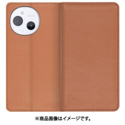 WORK10AO-BN-ASE9 [AQUOS sense9 用 LOOF ROYALE スマホケース ケース カバー 手帳型ケース カード収納 マグネット付き 本革 ベルトなし]