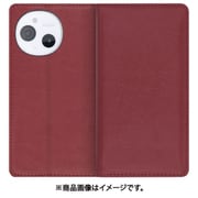 WORK10AO-RD-ASE9 [AQUOS sense9 用 LOOF ROYALE スマホケース ケース カバー 手帳型ケース カード収納 マグネット付き 本革 ベルトなし]