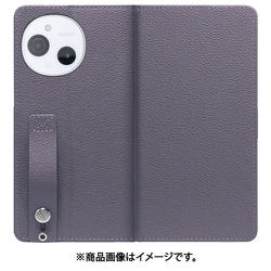 WORK23AO-GB-ASE9 [AQUOS sense9 用 LOOF HOLD スマホケース ケース カバー 手帳型ケース 背面ベルト カード収納 本革 マグネットなし]