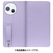 WORK23AO-PL-ASE9 [AQUOS sense9 用 LOOF HOLD スマホケース ケース カバー 手帳型ケース 背面ベルト カード収納 本革 マグネットなし]