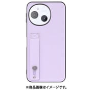 WORK26AO-PL-ASE9 [AQUOS sense9 用 LOOF HOLD-SHELL スマホケース 背面 ケース カバー ハードケース 背面ベルト 本革 ストラップホール]