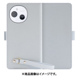 WORK29AO-BU-ASE9 [AQUOS sense9 用 LOOF MACARON スマホケース ケース カバー 手帳型ケース カード収納 ストラップ ベルト付き マグネット付き 本革]