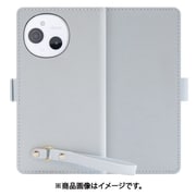 WORK29AO-BU-ASE9 [AQUOS sense9 用 LOOF MACARON スマホケース ケース カバー 手帳型ケース カード収納 ストラップ ベルト付き マグネット付き 本革]