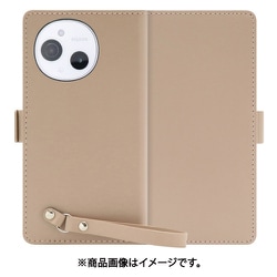 WORK29AO-CM-ASE9 [AQUOS sense9 用 LOOF MACARON スマホケース ケース カバー 手帳型ケース カード収納 ストラップ ベルト付き マグネット付き 本革]