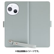 WORK29AO-GN-ASE9 [AQUOS sense9 用 LOOF MACARON スマホケース ケース カバー 手帳型ケース カード収納 ストラップ ベルト付き マグネット付き 本革]