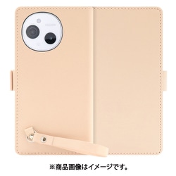 WORK29AO-PK-ASE9 [AQUOS sense9 用 LOOF MACARON スマホケース ケース カバー 手帳型ケース カード収納 ストラップ ベルト付き マグネット付き 本革]