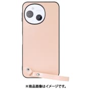 WORK33AO-PK-ASE9 [AQUOS sense9 用 LOOF MACARON-SHELL スマホケース 背面 ケース カバー ハードケース ストラップ付き 本革 ストラップホール]