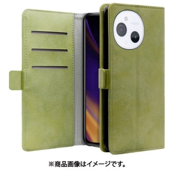 WORK34MAGAO-GN-ASE9 [AQUOS sense9 用 LOOF SIKI-MAG スマホケース ケース カバー 手帳型ケース カード収納 ベルト付き マグネット付き]
