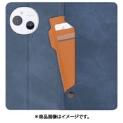WORK36AO-BU-ASE9 [AQUOS sense9 用 LOOF STORAGE スマホケース ケース カバー 手帳型ケース カード収納 マグネットなし ベルトなし]