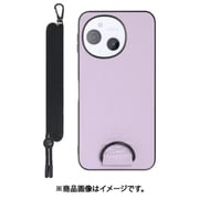 WORK37AO-PL-ASE9 [AQUOS sense9 用 LOOF STRAP-SHELL スマホケース 背面 ケース カバー ハードケース ショルダー スマホショルダー ハンドストラップ 本革]