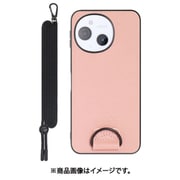 WORK37AO-RS-ASE9 [AQUOS sense9 用 LOOF STRAP-SHELL スマホケース 背面 ケース カバー ハードケース ショルダー スマホショルダー ハンドストラップ 本革]