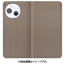 WORK47AO-GB-ASE9 [AQUOS sense9 用 LOOF BOOK スマホケース ケース カバー 手帳型ケース カード収納 本革 マグネットなし ベルトなし]