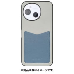 WORK49AO-GYBU-ASE9 [AQUOS sense9 用 LOOF PASS-SHELL スマホケース 背面 ケース カバー ハードケース カード収納 カードホルダー ストラップホール]