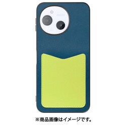 WORK49AO-NYYL-ASE9 [AQUOS sense9 用 LOOF PASS-SHELL スマホケース 背面 ケース カバー ハードケース カード収納 カードホルダー ストラップホール]