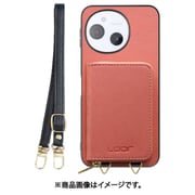 WORK24MPAO-CSM-ASE9 [AQUOS sense9 用 LOOF CASUAL-SHELL POUCH ケース ショルダー スマホショルダー 背面 収納 ポーチ付き カバー スマホケース ストラップ レザー]