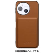 WORK56SCAO-CM-ASE9 [AQUOS sense9 用 LOOF BASIC-SHELL SLIM CARD 2カード ケース 背面 カード収納 カード入れ カードポケット カバー スマホケース 薄型 大容量 本革]