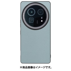 WORK25AO-BU-AR9P [AQUOS R9 pro 用 LOOF LUXURY-SHELL スマホケース 背面 ケース カバー ハードケース 本革 ストラップホール]