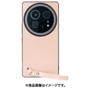 WORK33AO-PK-AR9P [AQUOS R9 pro 用 LOOF MACARON-SHELL スマホケース 背面 ケース カバー ハードケース ストラップ付き 本革 ストラップホール]