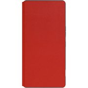 WORK38AO-RD-AR9P [AQUOS R9 pro 用 LOOF SLIM-FIT スマホケース 背面 ケース カバー 手帳型 ハードケース カード収納 ポケットあり/なし マグネットなし ストラップホール]