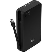 モバイルバッテリー SMARTCOBY Ex03 SLIM PLUG&CABLE 8000mAh 30W ブラック CIO-MB30W2C-8K-EX03-BK