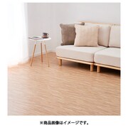 貼ってはがせる ウッド調フロアタイル 72枚組 6畳分 91.4×15.2×0.3 アミダベージュ