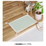 インド綿のふっくら玄関マット アルト 50×80 ブルー
