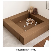 チョコキッズ BR キッズコーナー コソウ ブロック:100×20×高さ24cm マット:80×80×厚み2cm ブラウン