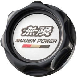 MUGEN（無限） オイルフィラーキャップ アルミニウム製 ブラック 15610-XG8-K1S0-BL
