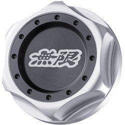 MUGEN（無限） ヘキサゴンオイルフィラーキャップ アルミニウム製 ブラック 15610-XG8-K2S0-BL