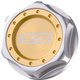 MUGEN（無限） ヘキサゴンオイルフィラーキャップ アルミニウム製 シャンパンゴールド 15610-XG8-K2S0-CG