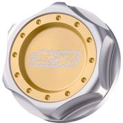 MUGEN(無限) ヘキサゴンオイルフィラーキャップ アルミニウム製 シャンパンゴールド 15610-XG8-K2S0-CG