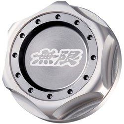 MUGEN（無限） ヘキサゴンオイルフィラーキャップ アルミニウム製 グレーシルバー 15610-XG8-K2S0-GS