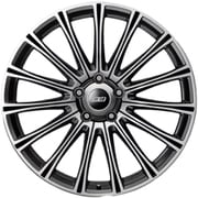 MUGEN(無限) アルミホイール MDA 19×8.0J 5H-114.3 +50 ブラックミラーフェイス 42700-XMJ-980A-50