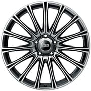 MUGEN(無限) アルミホイール MDA 18×7.5J 5H-114.3 +50 ブラックミラーフェイス 42700-XML-875A-50