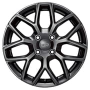 MUGEN(無限) アルミホイール MDY 15×5.0J 4H-100 +45 ダークガンメタリック 42700-XNH-550D-45