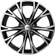 MUGEN(無限) アルミホイール MDW 18×7.5J 5H-114.3 +55 ブラッククリアミラーフェイス 42700-XNPC-875X-55