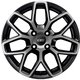 MUGEN（無限） アルミホイール MDY 15×5.0J 4H-100 ＋45 ブラッククリアミラーフェイス 42700-XNV-550X-45