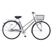 シティサイクル ナイトアロー273キャリア付 マットチタンシルバー KAD73B#956