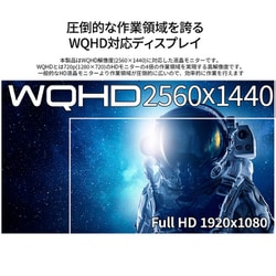(美品)ジャパンネクスト　27インチ IPSパネル WQHD解像度液晶モニター JAPANNEXT 27インチ IPSパネル搭載 WQHD(2560x1440)解像度液晶