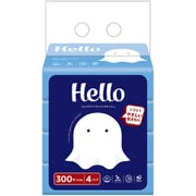 ハロー ソフトパックティシュ 150組×4個パック