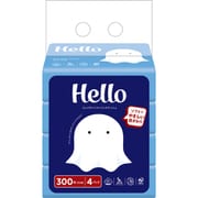 ハロー ソフトパックティシュ 150組×4個パック