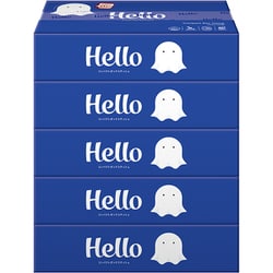 ハロー コンパクトBOXティシュ 150組×5個パック