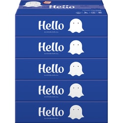 ハロー コンパクトBOXティシュ 150組×5個パック