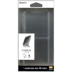 8437MORA50UHPCL [motorola razr 50 Ultra用 ハイブリッドケース カバー TPU ポリカーボネート]