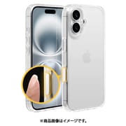 8573IP461HPCCL [iPhone 16用 ハイブリッドケース カバー ハイブリッド 衝撃吸収 強い 頑丈 クリア TPU＋PC]