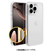 8579IP467PHPCCL [iPhone 16 Pro Max用 ハイブリッドケース カバー ハイブリッド 衝撃吸収 強い 頑丈 クリア TPU＋PC]