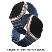 UNIQ-45MM-REVPPRUMBLU [シーンで切り替える 本革×シリコン リバーシブルスタイル。Apple Watchバンド Revix PREMIUM EDITION]