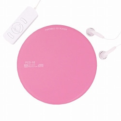 PCD-52P [ポータブル CDプレーヤー ピンク]
