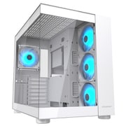 FV150 RGB White ミッドタワー ピラーレスケース ホワイトカラー版 CGR-5KA1W-RGB